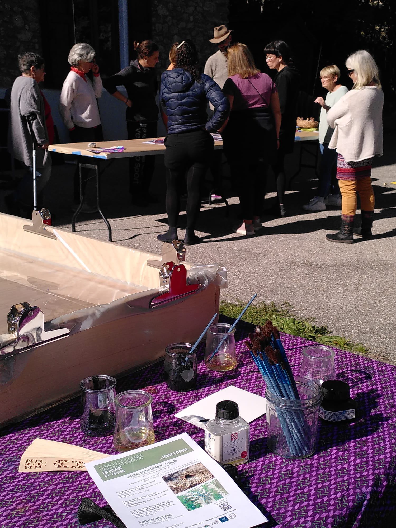 Lancement des ateliers – L’art et la manière en Oisans